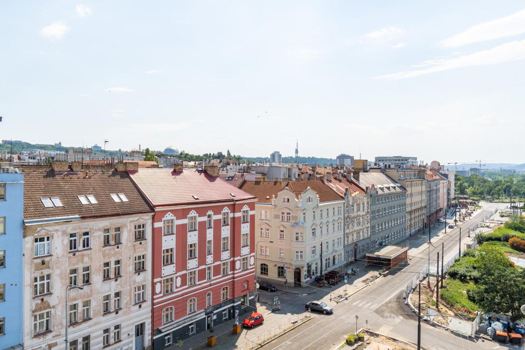 Brand New Studio Apartment # 45 With Free Parking In The City Center Prag Exteriör bild